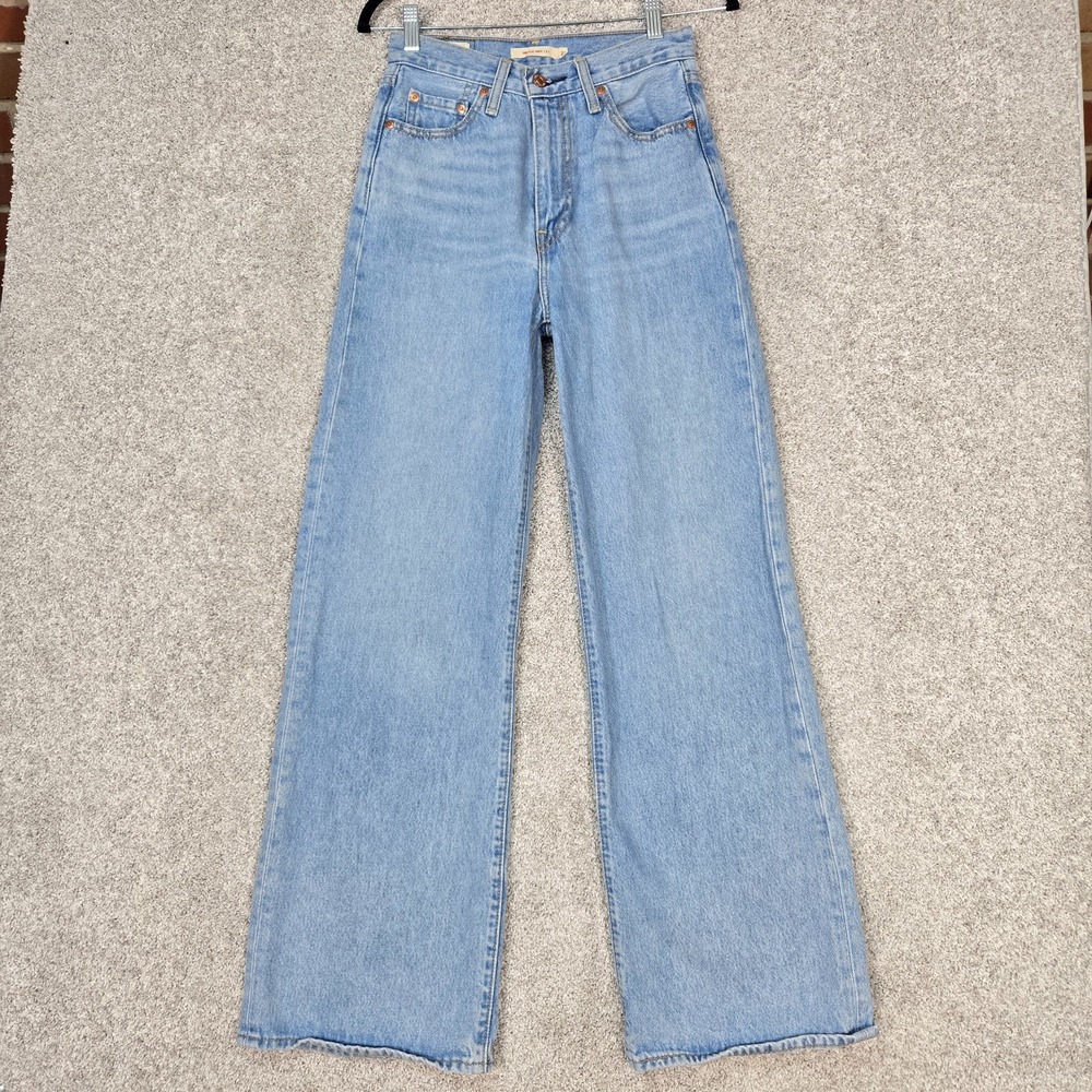 Levi's Premium Ribcage Wide Leg Jeans Womens 26x31